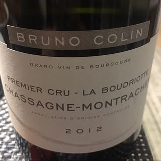 Bruno Colin Chassagne Montrachet 1er Cru La Boudriotte