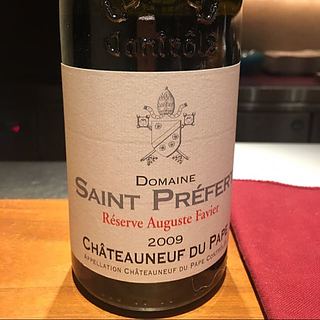 Dom. Saint Préfert Châteauneuf du Pape Rouge Reserve August Favier