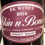 BK Wines Skin n' Bones Pinot Noir(2014)