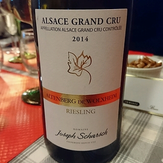 Joseph Scharsch Altenberg de Wolxheim Riesling Grand Cru(ジョセフ・シャルヒ アルテンベルグ・ド・ウォルサイム リースリング グラン・クリュ)