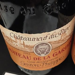 Ch. de la Gardine Chateauneuf du Pape Cuvee des Generations Gaston Philippe(シャトー・ド・ラ・ガルディーヌ シャトーヌフ・デュ・パプ キュベ・ジェネラシオン ガストン・フィリップ)