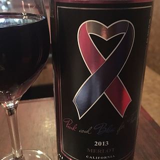 Pink and Blue for Two Merlot