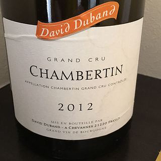 David Duband Chambertin Grand Cru