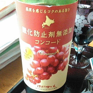 はこだてわいん 濃醇仕立て酸化防止剤無添加 コンコード