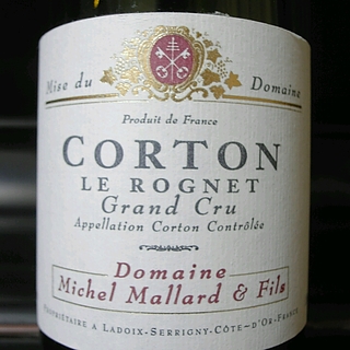 Dom. Michel Mallard et fils Corton Grand Cru Le Rognet