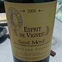 Esprit de Vignes Saint Mont Vieilles Vignes(2000)