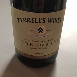 Tyrrell's Wines Brokenback Shiraz Hunter Valley