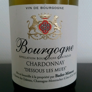 Bader Mimeur Bourgogne Chardonnay Dessous Les Mues