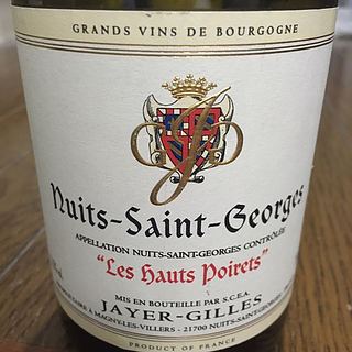 Jayer Gilles Nuits Saint Georges Les Hauts Poirets