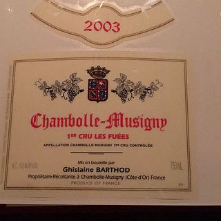 Ghislaine Barthod Chambolle Musigny 1er Cru Les Fuees