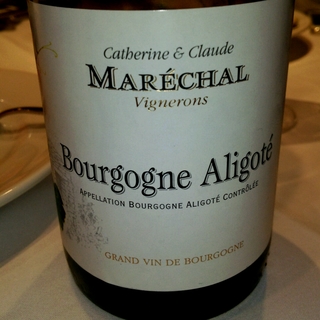 Catherine et Claude Maréchal Bourgogne Aligoté(カトリーヌ・エ・クロード・マレシャル ブルゴーニュ アリゴテ)