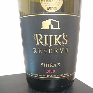 Rijk's Reserve Shiraz