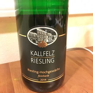 Kallfelz Riesling Hochgewächs Feinherb(カルフェルツ リースリング ホッホゲヴェックス ファインヘルプ)