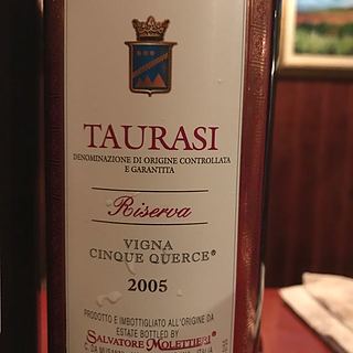 Salvatore Molettieri Taurasi Vigna Cinque Querce Riserva(サルヴァトーレ・モレッティエーリ タウラージ・ヴィーニャ・チンクエ・クエルチェ・リゼルヴァ)