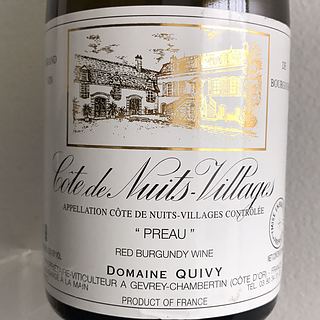Dom. Quivy Cote De Nuits Villages Preau