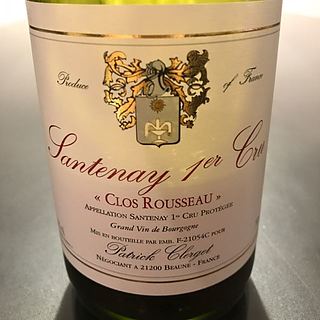 Patrick Clerget Santenay 1er Cru Clos Rousseau(パトリック・クレルジェ サントネー プルミエ・クリュ クロ・ルソー)
