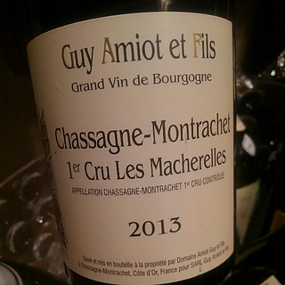 Dom. Amiot Guy et Fils Chassagne Montrachet 1er Cru Les Macherelles