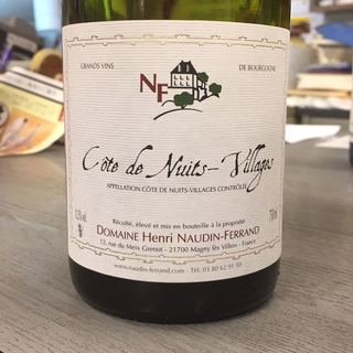 Dom. Henri Naudin Ferrand Côte de Nuits Villages(ドメーヌ・アンリ・ノーダン・フェラン コート・ド・ニュイ・ヴィラージュ)