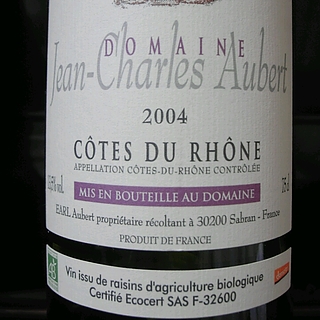 Dom. Jean Charles Aubert Côtes du Rhône(ドメーヌ・ジャン・シャルル・オベール コート・デュ・ローヌ)