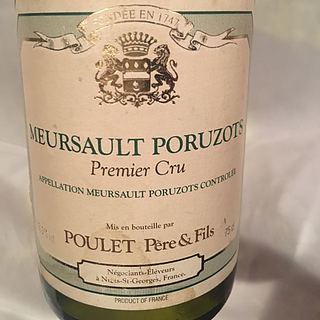 Poulet Pere & Fils Meursault 1er Cru Clos des Poruzots