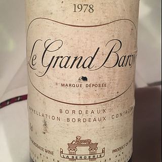 Le Grand Baron Bordeaux La Bergerie