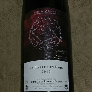 Charles et Philippe Brand Pinot Noir La Table des Rois