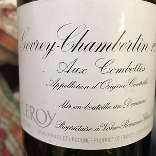 Leroy Gevrey Chambertin 1er Cru Les Combottes