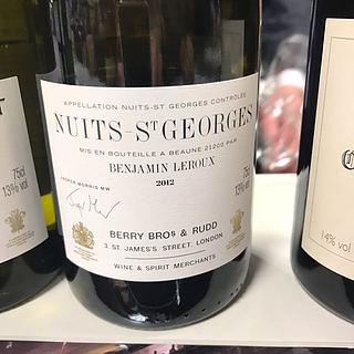 Selected by Berry Bros. & Rudd Nuits St. Georges(セレクテッド・バイ・ベリー・ブラザーズ＆ラッド ニュイ・サン・ジョルジュ)