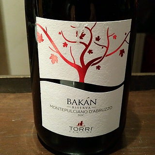 Torri Bakán Montepulciano d'Abruzzo Riserva(トッリ バカン モンテプルチャーノ・ダブルッツオ リゼルヴァ)