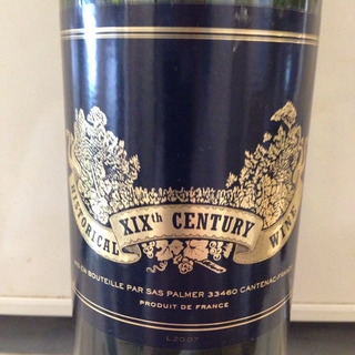 Ch. Palmer Historical XiXth Century Blend(シャトー・パルメ ヒストリカル 19世紀ブレンド)