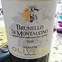 Tenuta Oliveto Brunello di Montalcino(2009)