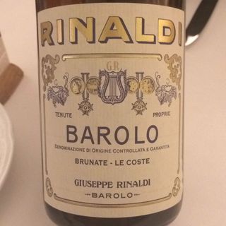 Giuseppe Rinaldi Barolo Brunate Le Coste