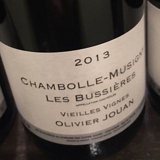 Olivier Jouan Chambolle Musigny Les Bussières Vieilles Vignes