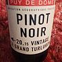 Le Grand Turluron Puy de Dôme Pinot Noir(2015)
