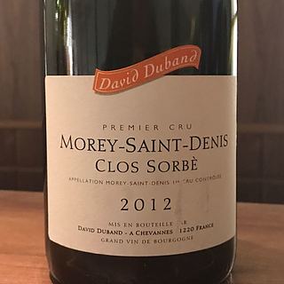 David Duband Morey Saint Denis 1er Cru Clos Sorbè