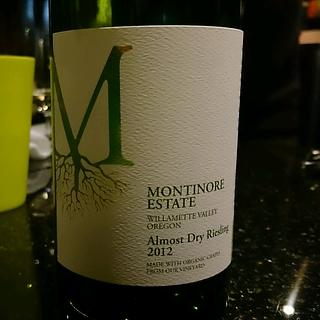 Montinore Estate Almost Dry Riesling(モンティノレ・エステート オールモスト・ドライ・リースリング)