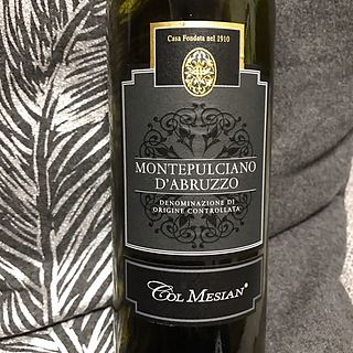 Col Mesian Montepulciano d'Abruzzo(コル・メシアン モンテプルチャーノ・ダブルッツォ)