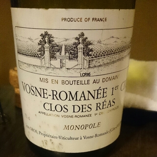 Dom. Jean Gros Vosne Romanée 1er Cru Clos des Reas Monopole(ドメーヌ・ジャン・グロ ヴォーヌ・ロマネ プルミエ・クリュ クロ・デ・レア モノポール)