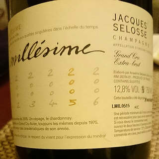 Jacques Selosse Blanc de Blancs Grand Cru Brut Millésime