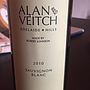 Alan & Veitch Sauvignon Blanc(2010)