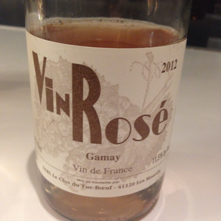 Le Clos du Tue Boeuf Vin Rosé Gamay(ル・クロ・デュ・テュエ・ブッフ ヴァン・ロゼ ガメイ)