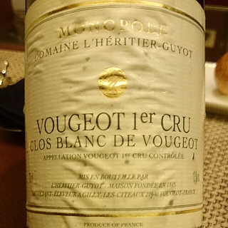 Dom. L'Heritier Guyot Vougeot 1er Cru Clos Blanc de Vougeot Monopole