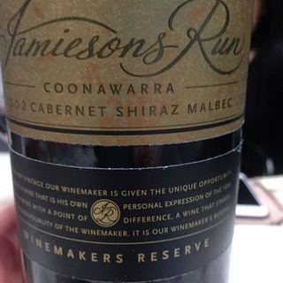 Jamiesons Run Cabernet Shiraz Malbec Winemakers Reserve(ジャミソンズ・ラン カベルネ・シラーズ・ マルベック ワインメーカーズ リザーヴ)