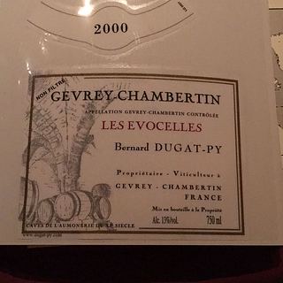 Bernard Dugat Py Gevrey Chambertin Les Evocelles