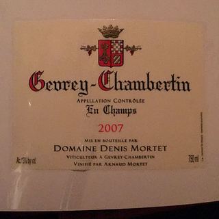 Dom. Denis Mortet Gevrey Chambertin En Champs