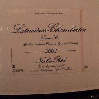 Nicolas Potel Latricières Chambertin Grand Cru