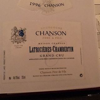 Chanson Latricieres Chambertin Grand Cru
