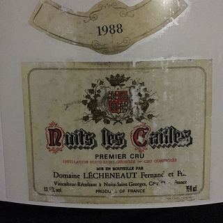 Dom. Lécheneaut Nuits Les Cailles 1er Cru