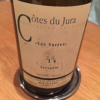 Jean Rijckaert Côtes du Jura Les Sarres Savagnin(ジャン・リケール コート・デュ・ジュラ レ・サル サヴァニャン)