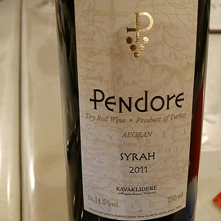 Kavaklidere Pendore Syrah(カヴァクリデレ ペンドレ シラー)